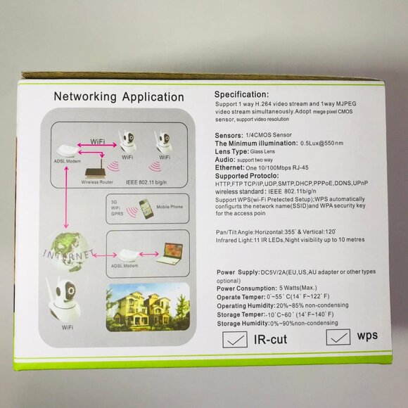 Home Surveillance Mobile Phone Network Intelligent Camera - White - Picture 5 of 6